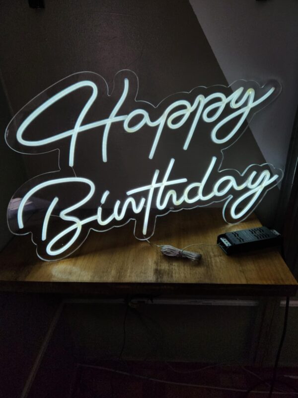 Happy Birthday Led Neón