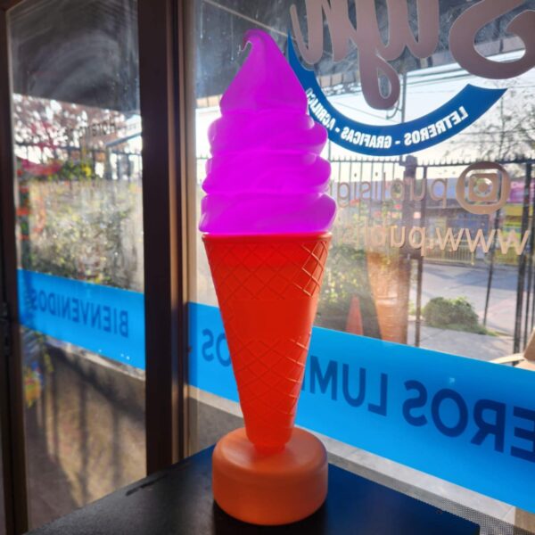 Helado luminoso rgb 60 centímetros